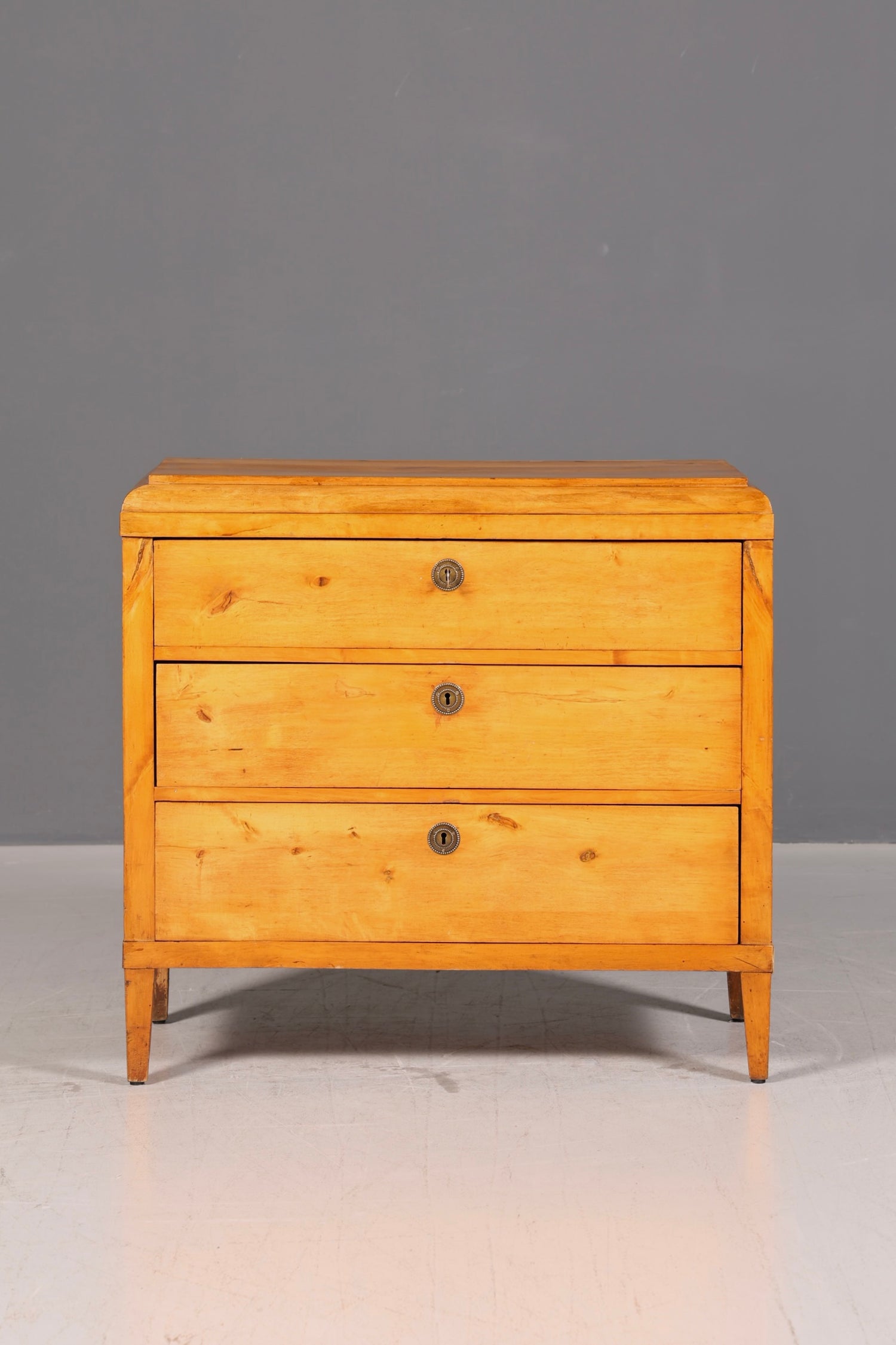 Wunderschöne Original Biedermeier Kommode Birke Antik um 1880 Schubladenkommode Sideboard Massivholz