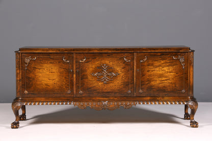 Buffet Chippendale onirique, meuble de style baroque, meuble TV ancien des années 50/60