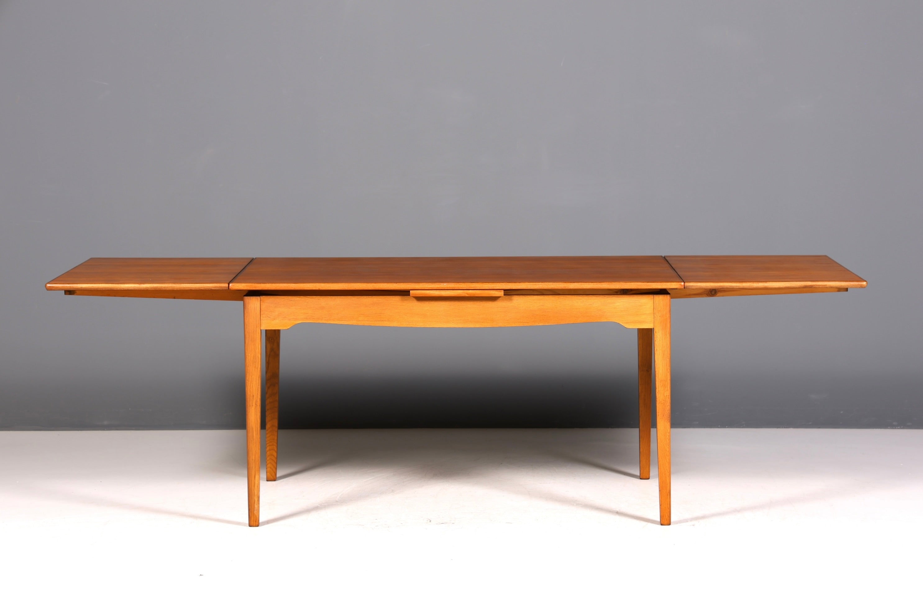 Traumhafter Mid Century Esstisch ausziehbarer Danish Design Teak Holz Küchentisch Esszimmer Tisch
