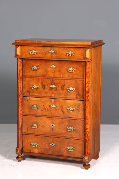 Beau secrétaire Gründerzeit, commode Art Nouveau, meuble ancien