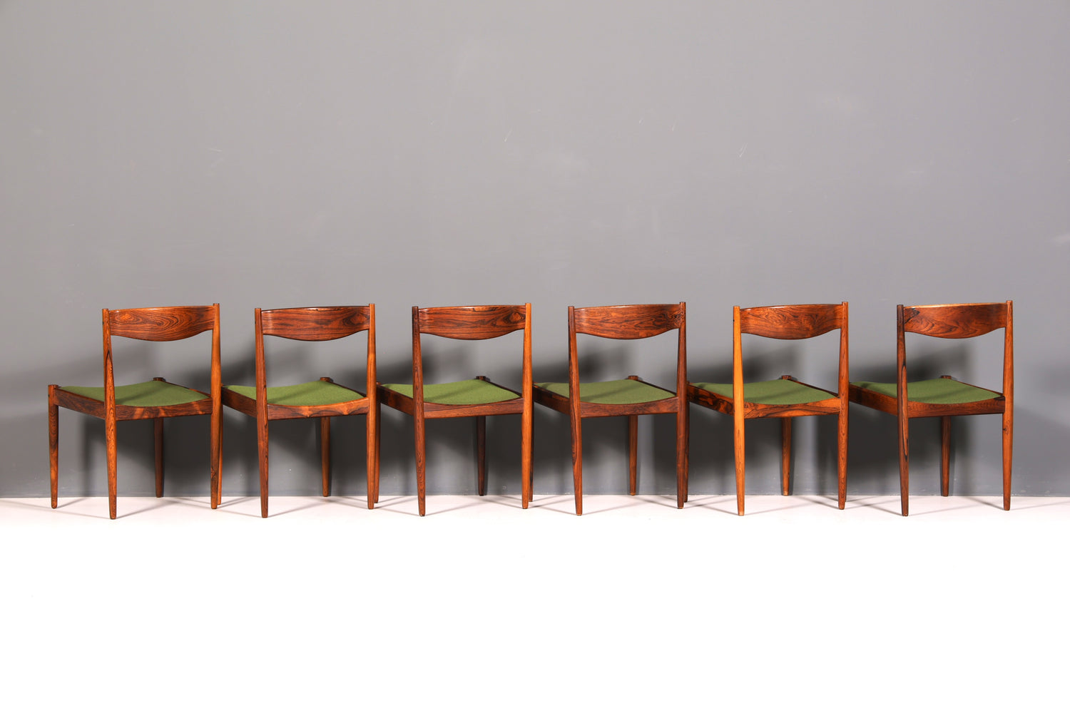 6x Mid Century Palisander Holz Stühle Henry W. Klein Bramin Made in Denmark Danish Design