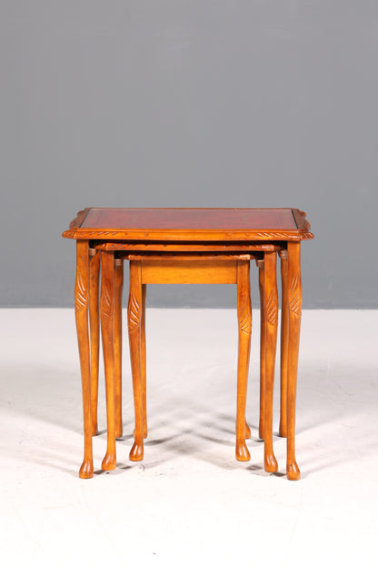 Magnifique ensemble de trois tables d&