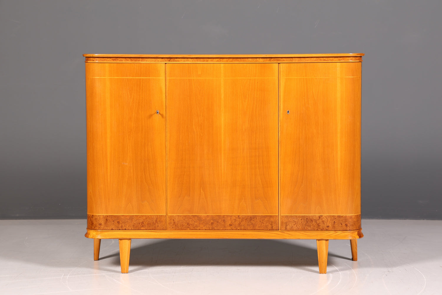 Traumhafter Mid Century Highboard Retro 60er Jahre Schrank Kommode Vintage Designklassiker Holz