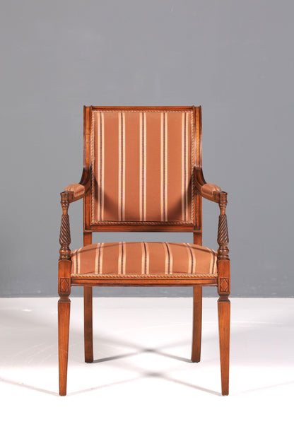 Wunderschöner Selva Stuhl Sekretär Armlehnen Stuhl Borghese Antik Stil Stuhl
