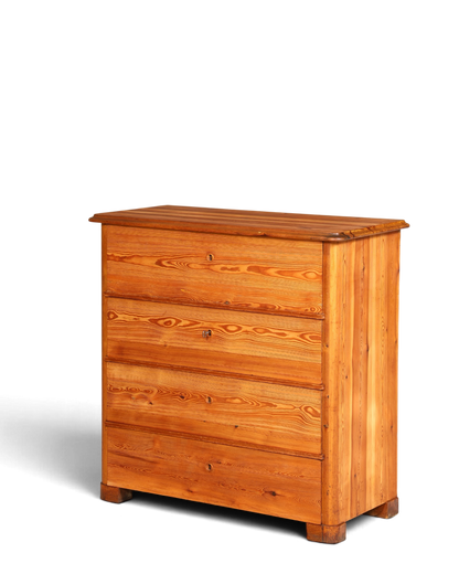 Stilvolle Biedermeier Kommode Antik Schrank Schubladenkommode Weichholz Wäschekommode