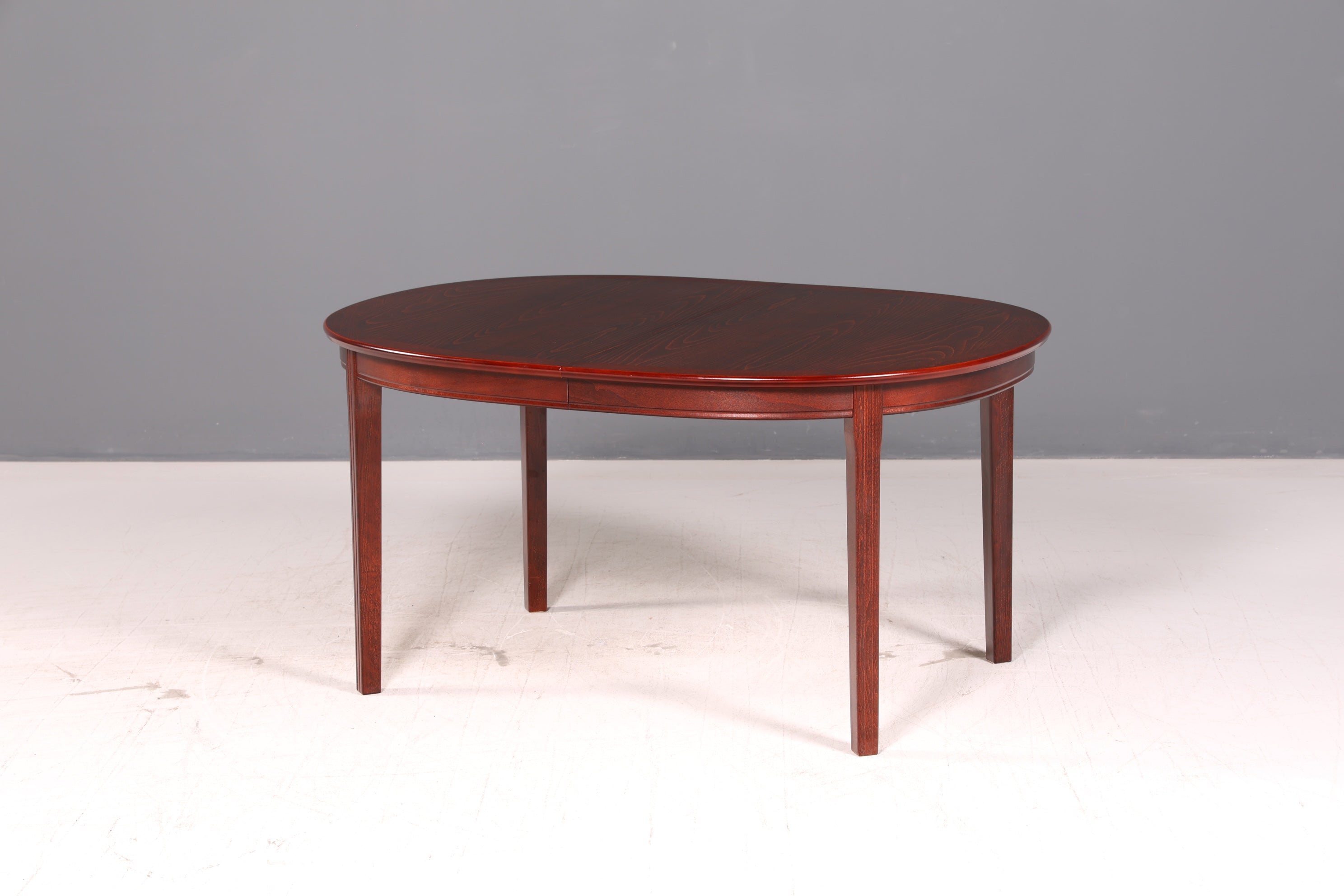 Traumhafter Mid Century Esstisch ausziehbar Oval Tisch Esszimmertisch Küchentisch Vintage Danish