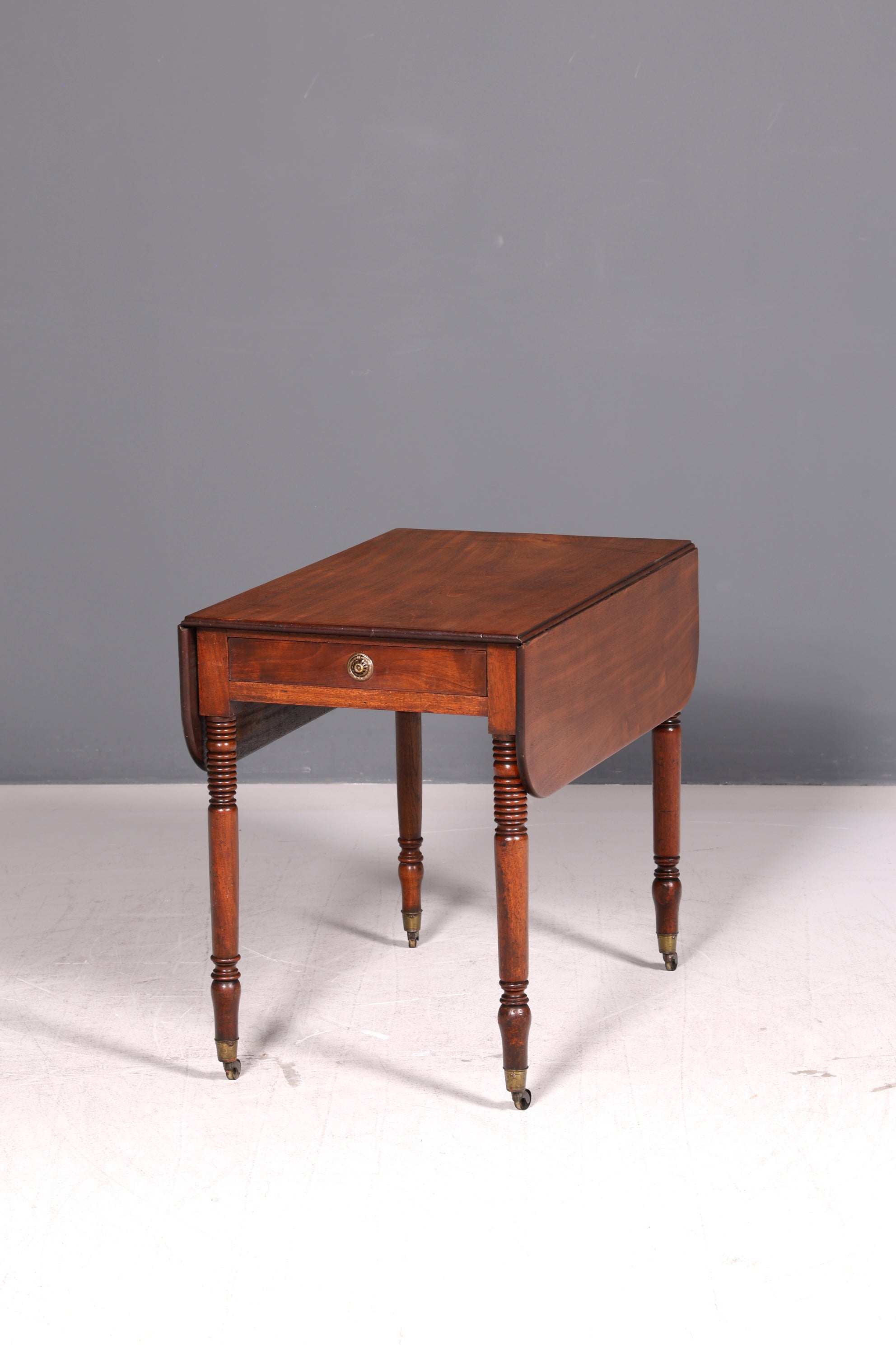 Wunderschöner Englischer Esstisch Mahagoni Klapptisch Küchentisch Regency Antik Ausklappbar Vintage