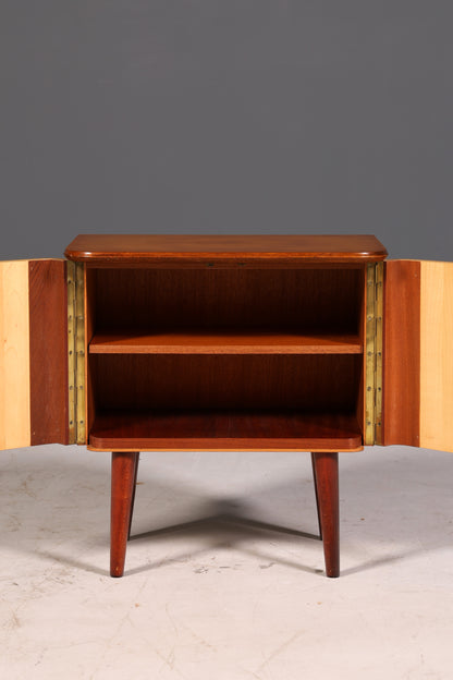Wunderschöne Mid Century Kommode Vintage Nachttisch 60er Beistellkommode Retro echt Holz