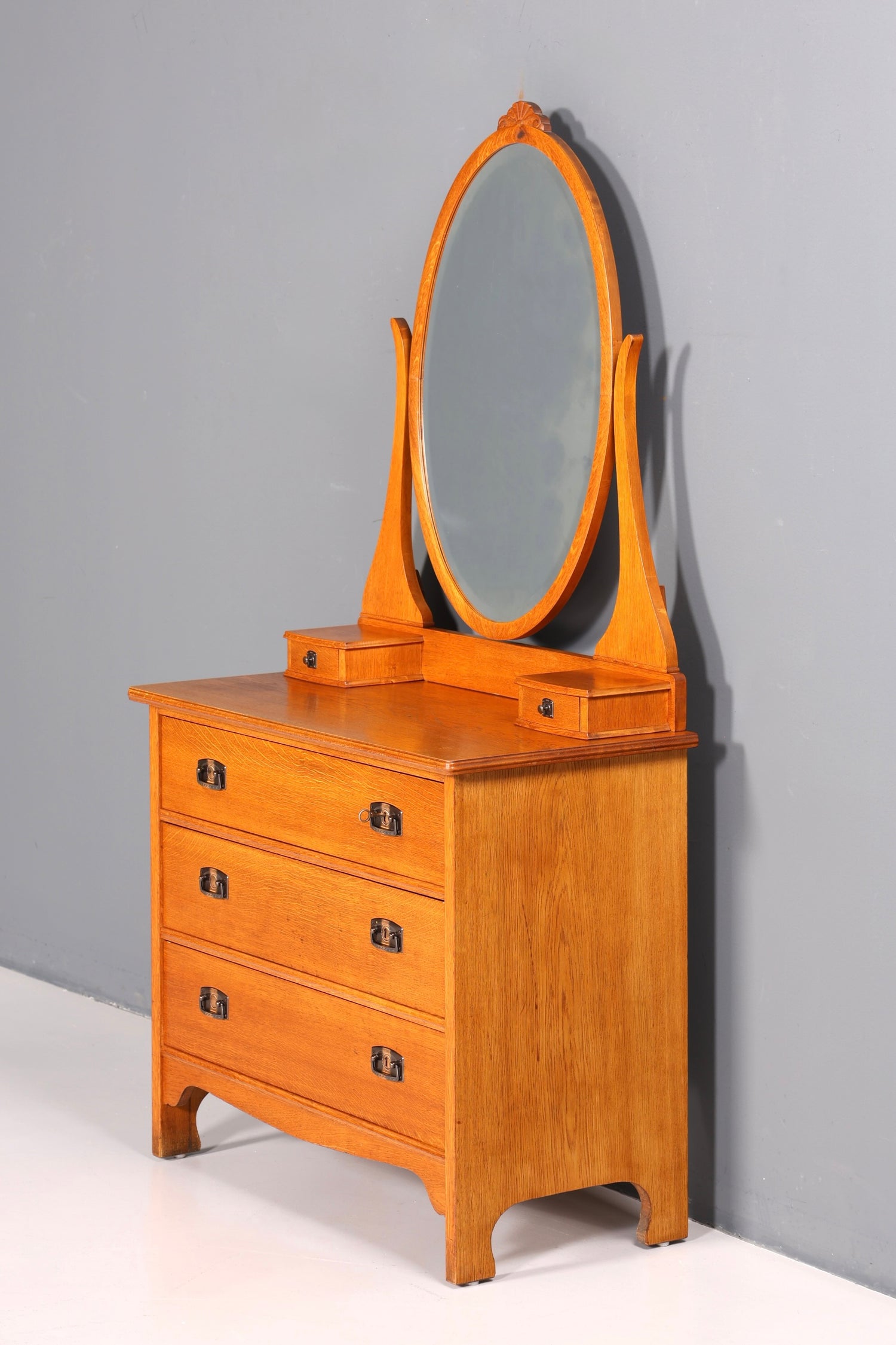 Traumhafte Jugendstil Kommode Antik Sideboard mit Spiegel Flurkommode Frisierkommode