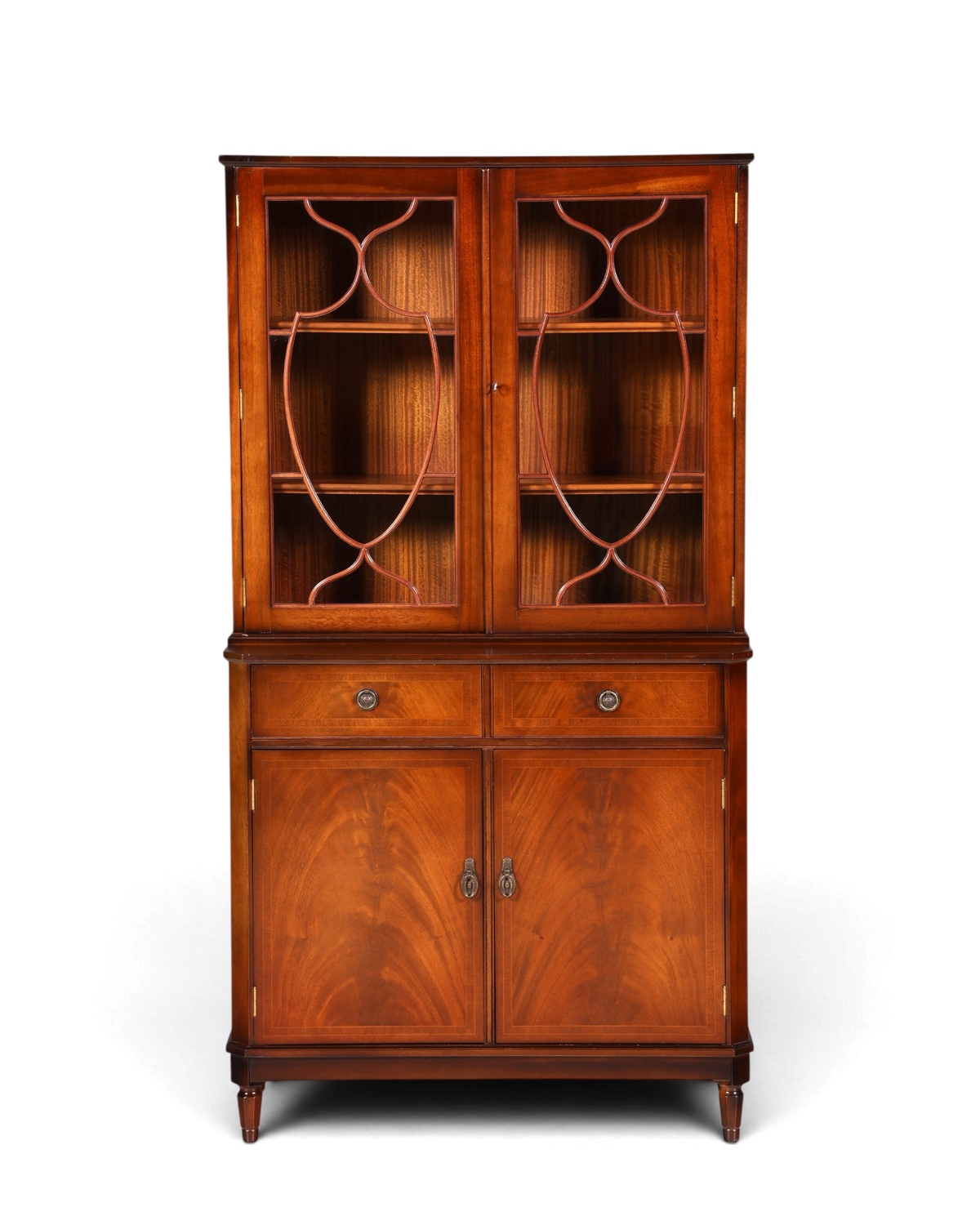 F968 Finish cm Wunderschöne Englische Vitrine Bibliothek Bücherschrank UK Buffet Schrank 60s Jahre