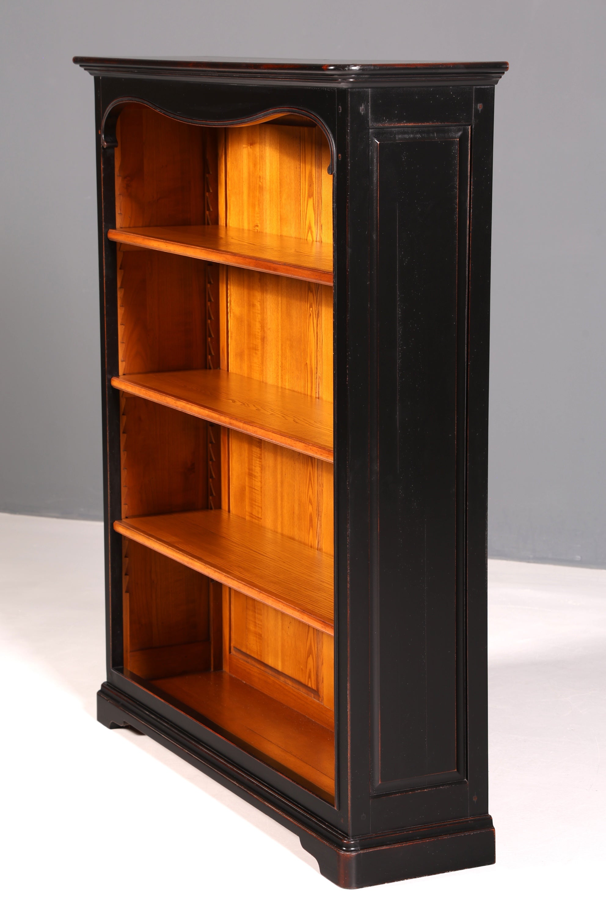 G083 Finish cm Wunderschönes Jugendstil Bücherregal Eiche Regal Antik Englisch Buchablage