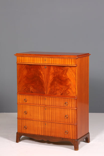 Traumhafter Sekretär im Antik Stil Büro Kommode Art Deco Stil 50s Vertiko Schreibkommode Kommode