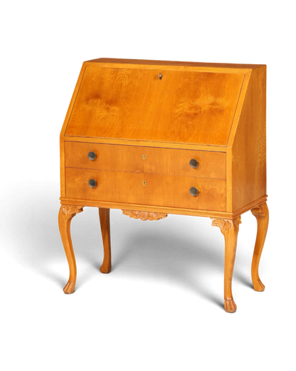 Wunderschöner Sekretär Chippendale Stil Antik um 1940 Büro Kommode Schreibkommode