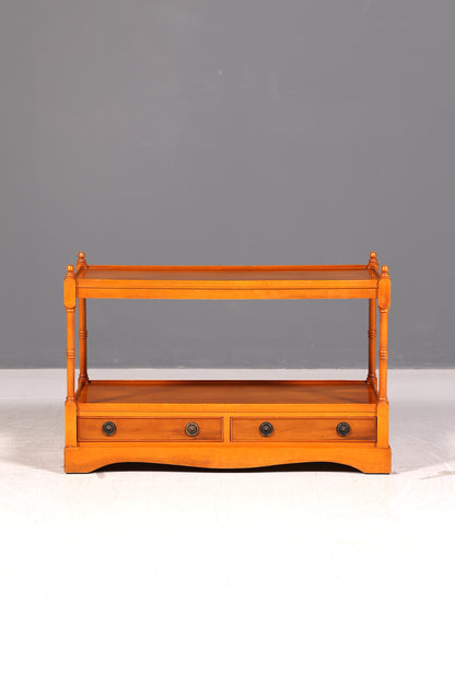 Traumhafter Englischer Couchtisch Eibe Regency Stil Beistelltisch Ablagetisch Antik Tisch Vintage