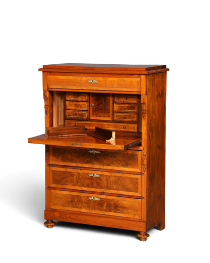 G442 Finish Wunderschöner Gründerzeit Sekretär Kommode Jugendstil Schubladenkommode Antik Vertiko (Kopie)
