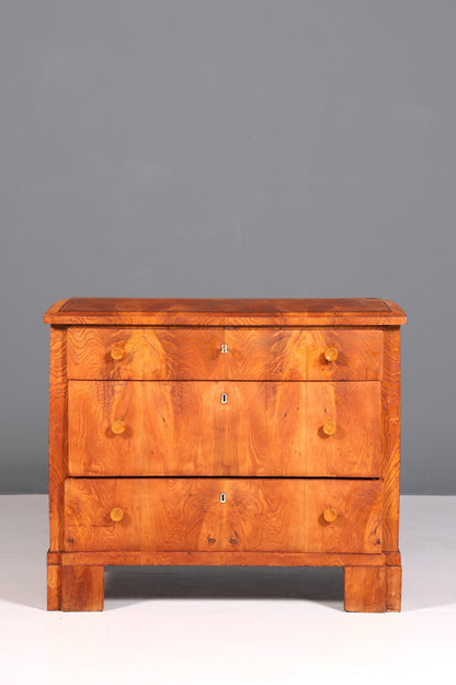 Stylish Original Biedermeier Chest of Drawers Antique around 1880 Sideboard