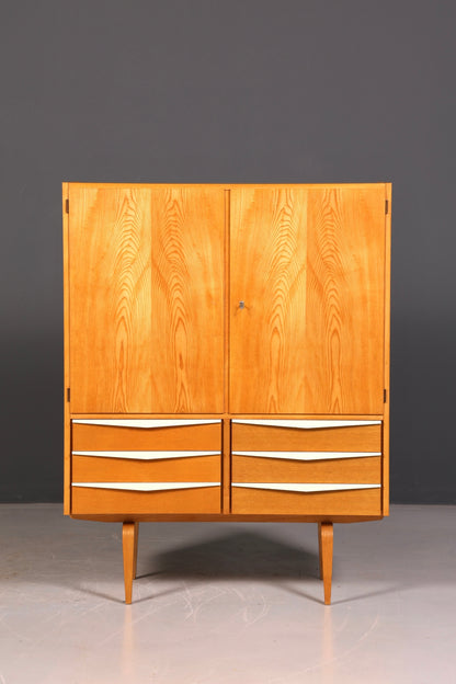 Wunderschöner Hellerau Schrank Modell 427 Mid Century Vintage Aktenschrank Highboard Vertiko Wäscheschrank