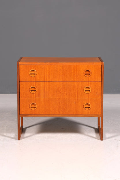 Wunderschöne Mid Century Kommode Teak Holz Sideboard Vintage Schubladenkommode Danish Design 60s Designklassiker