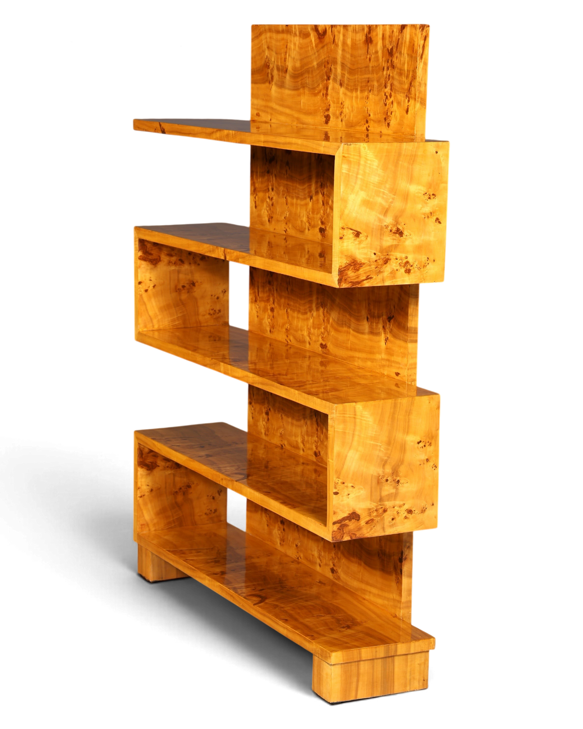 Traumhaftes Art Deco Stil Bücherregal Birke Luxus Möbel Kult Schrankregal Regal