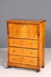 Wunderschöner Gründerzeit Sekretär Vertiko Highboard Louis Philippe Kommode um 1880