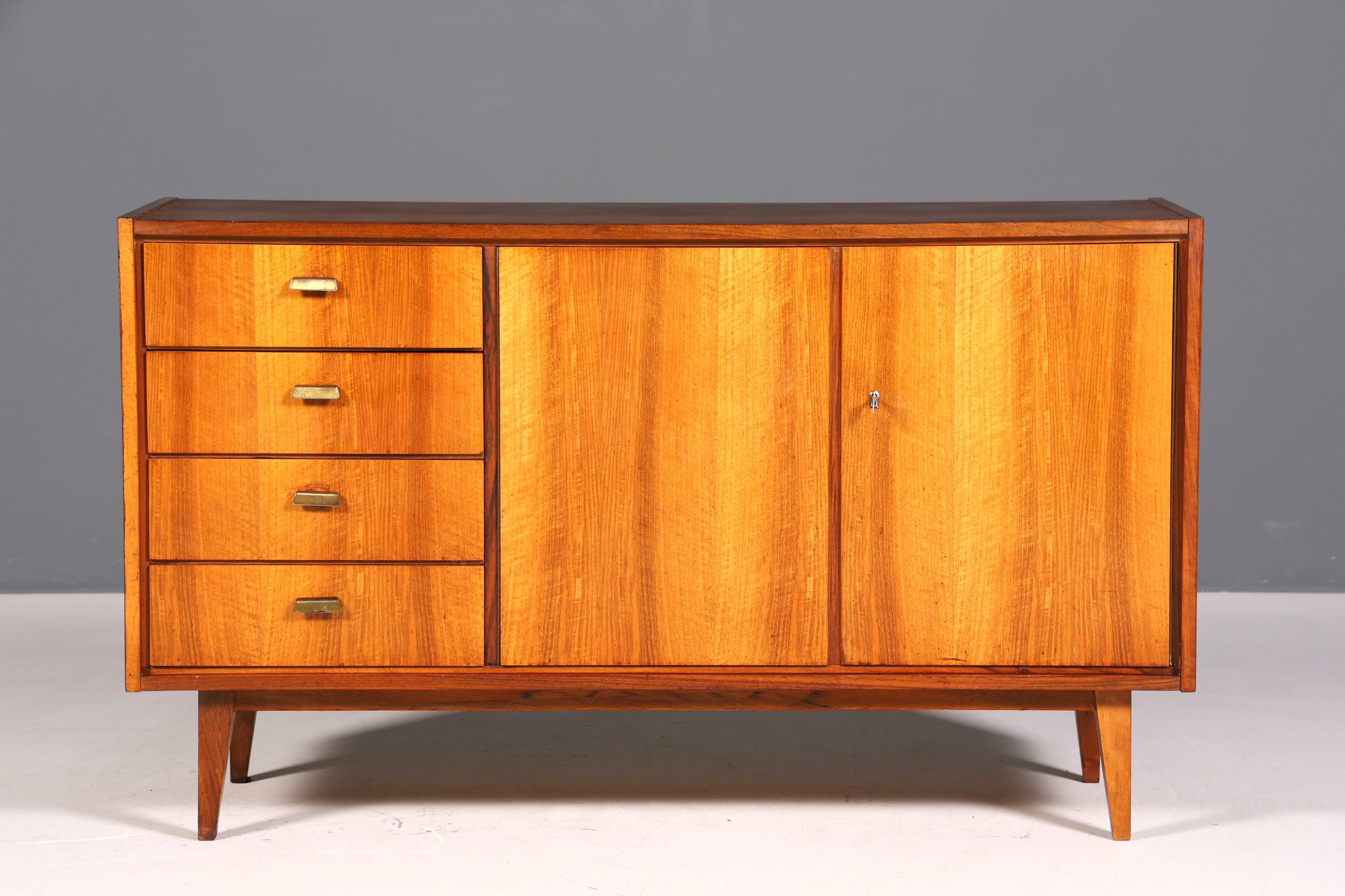 Magnifique buffet de style mid-century, commode vintage, meuble TV, commode d&