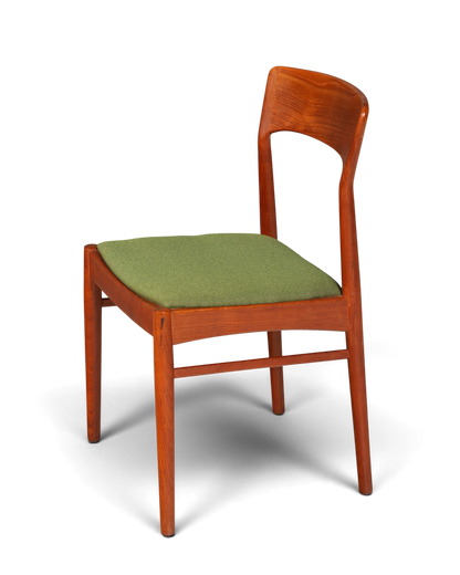 Mid Century Esszimmerstuhl Teakholz Henning Kjærnulf Korup Stolefabrik 60er Dänisch