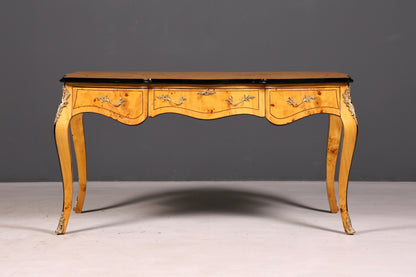 Wunderschöner Louis XV Stil Schreibtisch French Office Desk Antik Stil Bürotisch Massivholz
