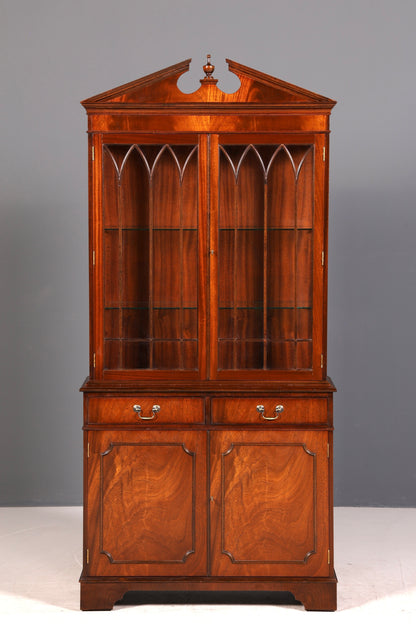 G471 Finish cm Wunderschöne Englische Vitrine Bibliothek Bücherschrank UK Buffet Schrank 60s Jahre (Kopie)