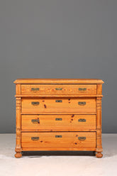 Wunderschöne Gründerzeit Kommode Weichholz Antik um 1880 Landhaus Stil Jugendstil Schubladen Kommode