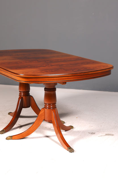 Wunderschöner Englischer Esstisch ausziehbar Eibe Tisch Esszimmertisch Küchentisch Oval Antik Vintage