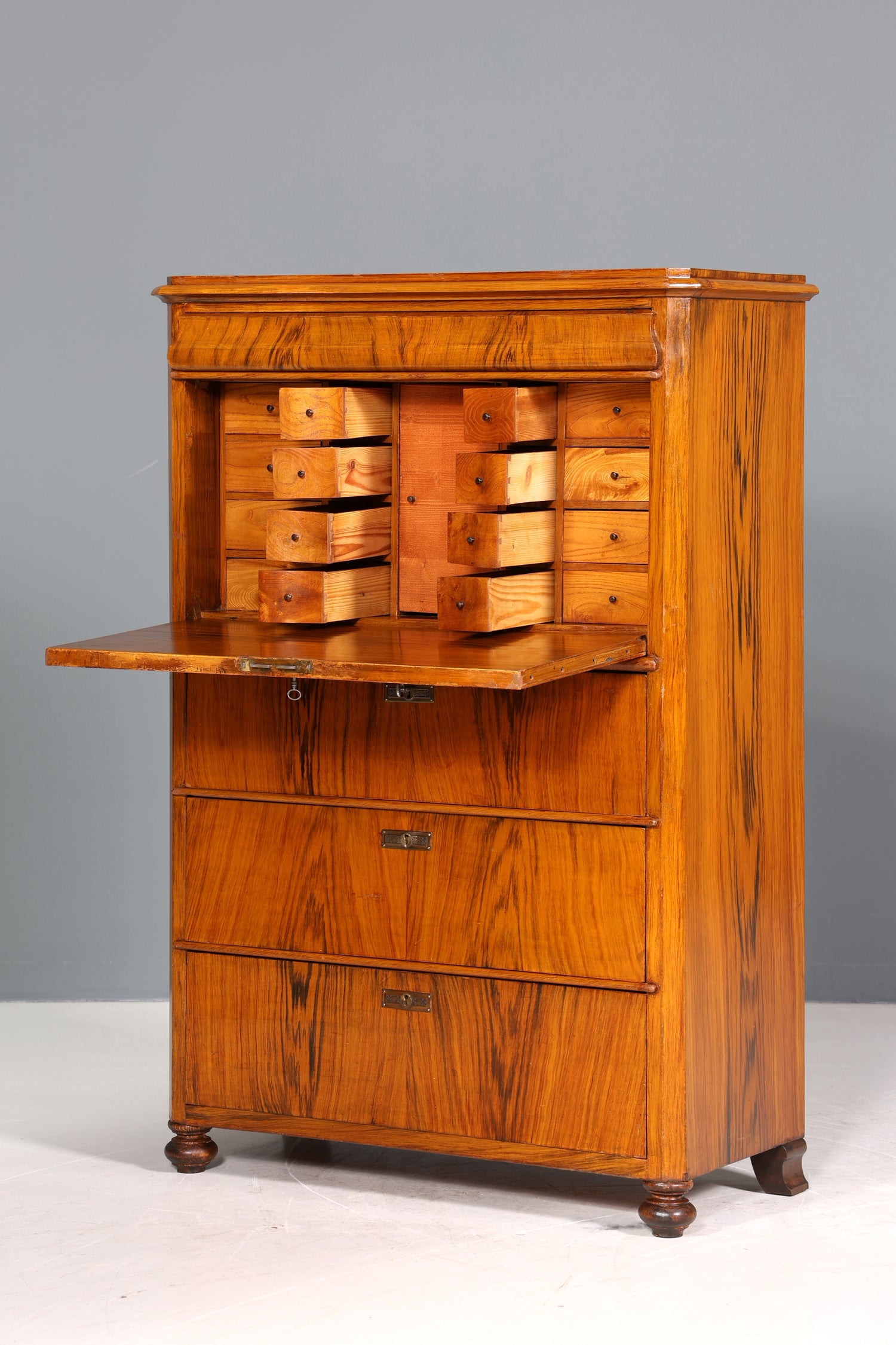 Wunderschöner Louis Philippe Sekretär Vertiko Gründerzeit Kommode Schubladenkommode