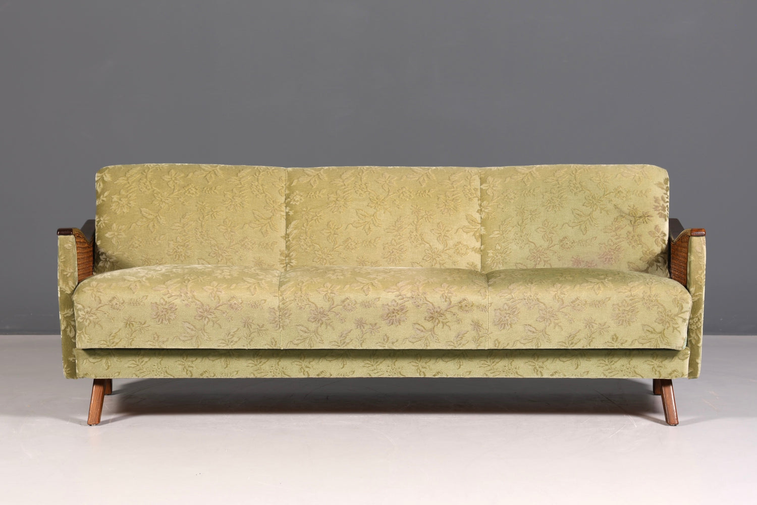 Wunderschönes Chippendale Sofa Barock Stil Wiener Geflecht Schlafsofa 3-Sitzer Couch Gästebett