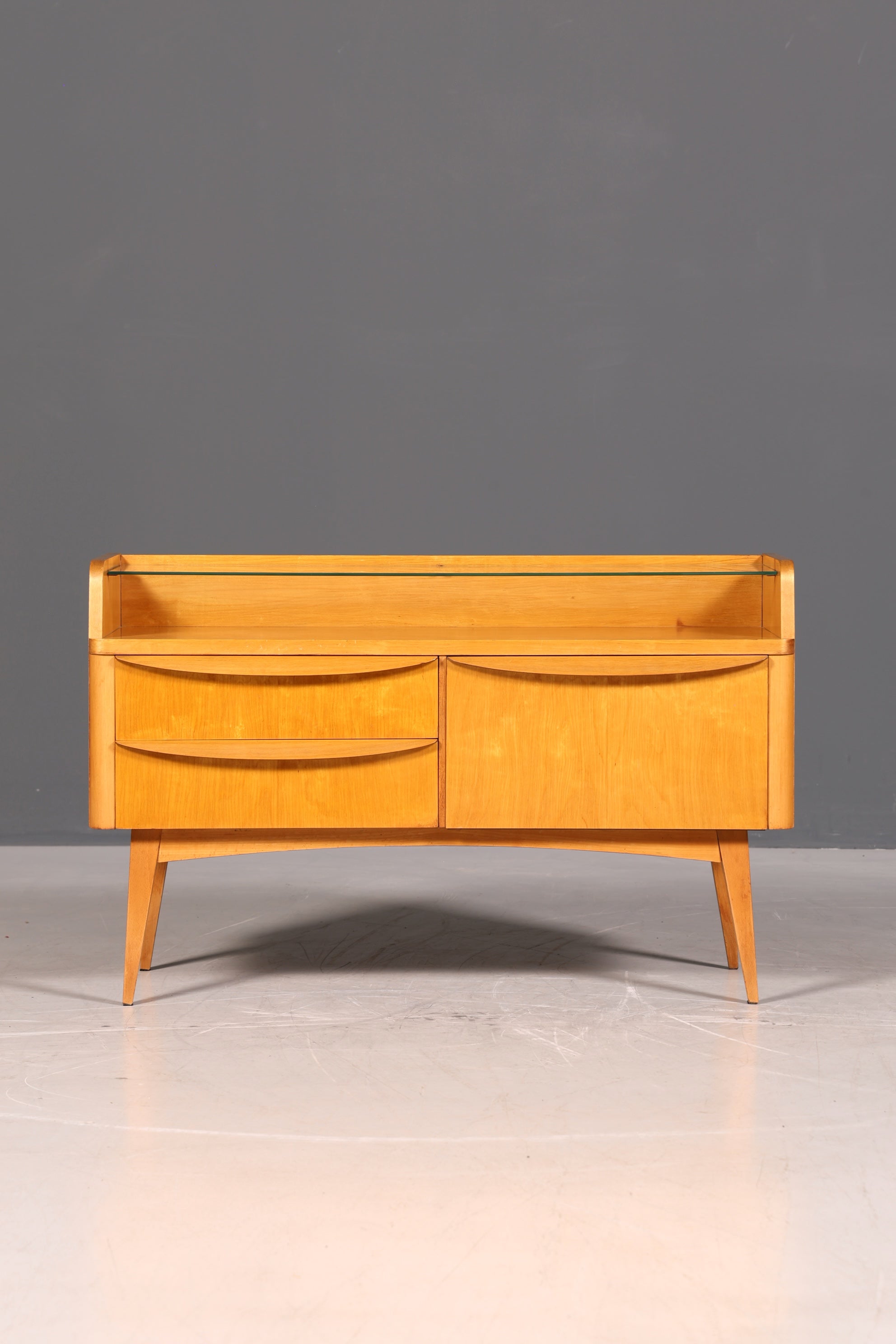 Original Hellerau Schrank Franz Ehrlich Mid Century Sideboard Lowboard DDR Design