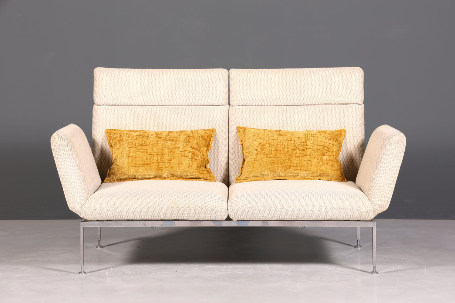 Magnifique canapé design Brühl Roro, canapé 2 places convertible, dessiné par Roland Meyer-Brühl, lit d&