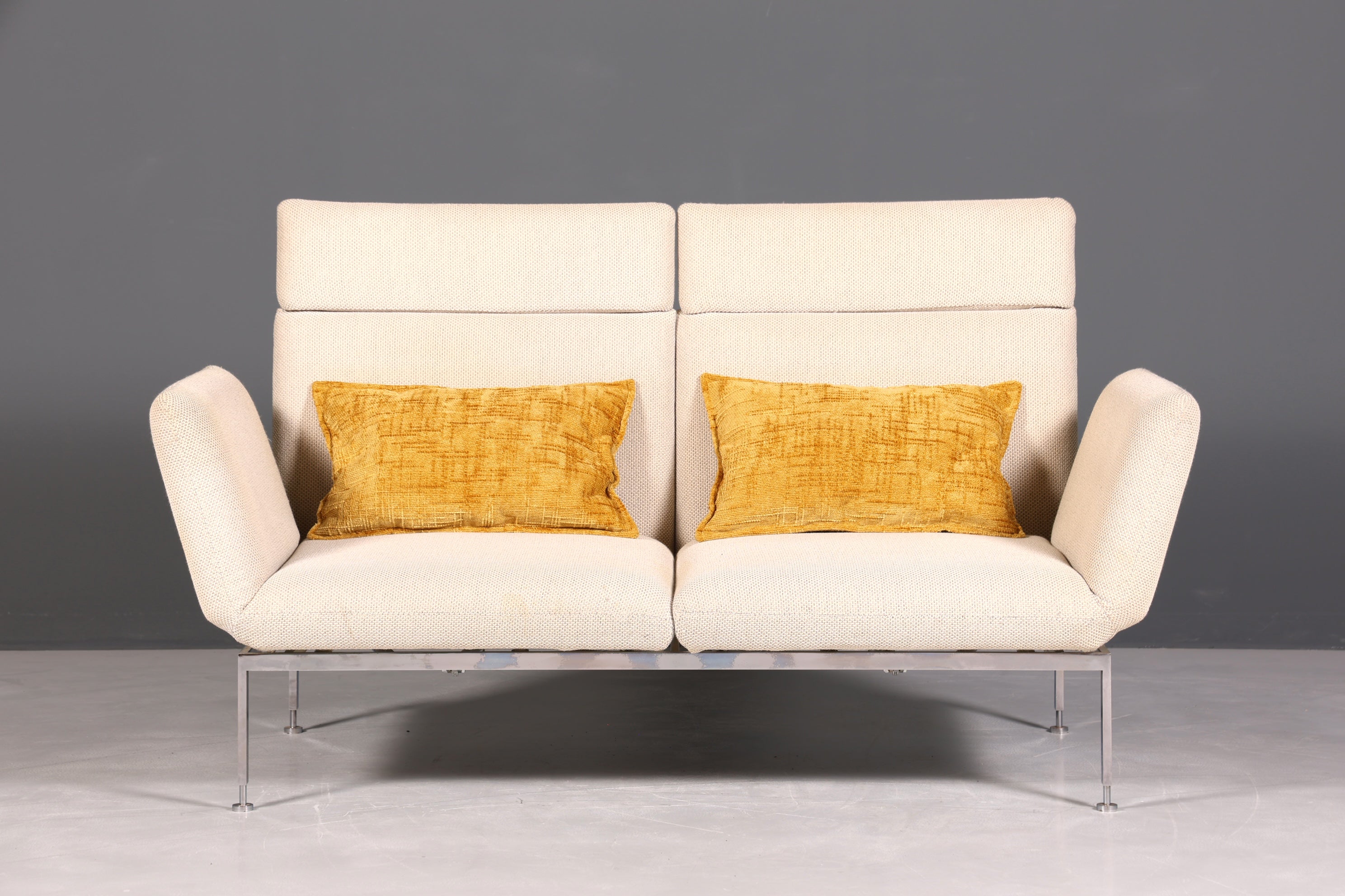 Magnifique canapé design Brühl Roro, canapé 2 places convertible, dessiné par Roland Meyer-Brühl, lit d&