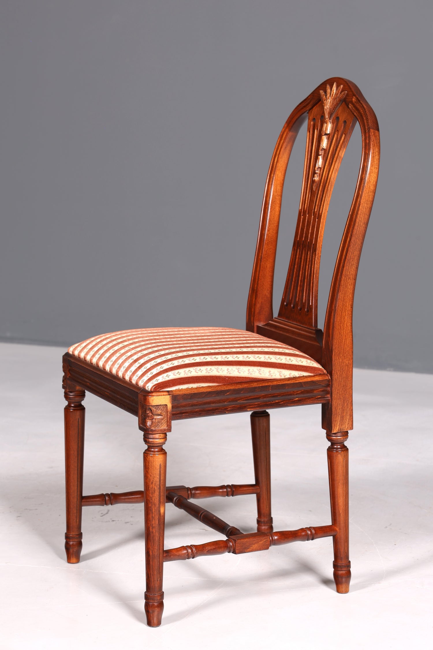 Chaise de style gustavien, chaise de cuisine anglaise, chaise secrétaire de style ancien, 2 sur 2