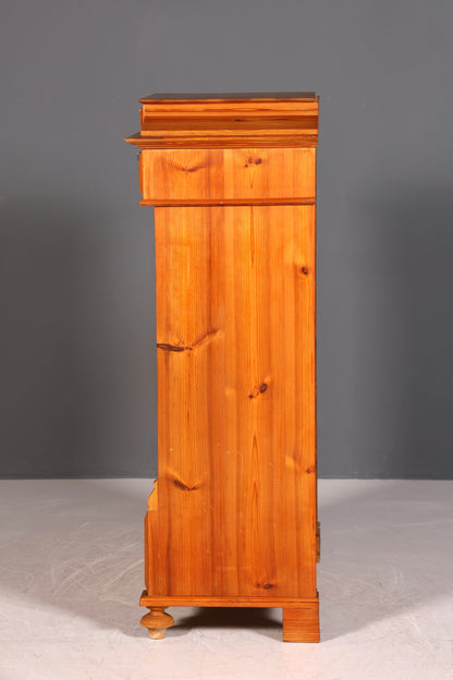 Wunderschöne Gründerzeit Kommode Antik Weichholz Jugendstil Vertiko Chiffoniere Schubladenkommode