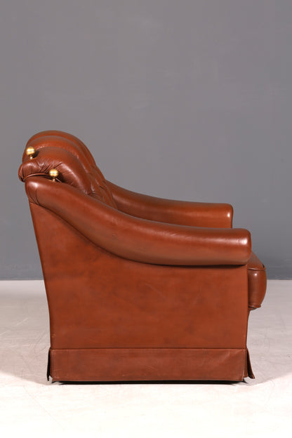 Stilvoller Original Chesterfield Sessel Englischer Armlehnsessel Englisch Herrensessel 2 von 2