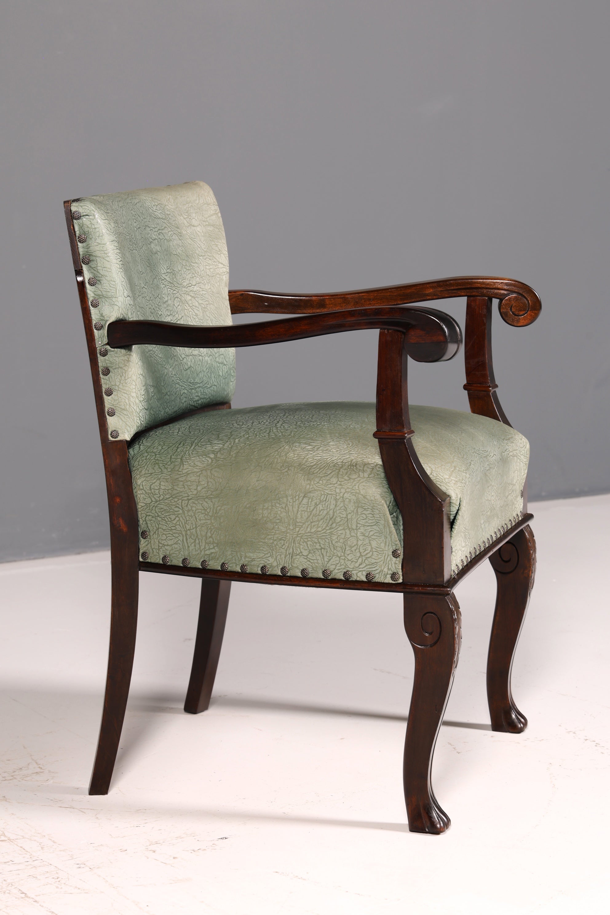 Magnifique fauteuil néo-Renaissance de l’époque Gründerzeit, fauteuil à accoudoirs pour bureau, antique, vers 1910