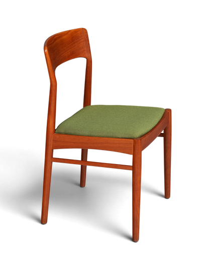 Mid Century Esszimmerstuhl Teakholz Henning Kjærnulf Korup Stolefabrik 60er Dänisch