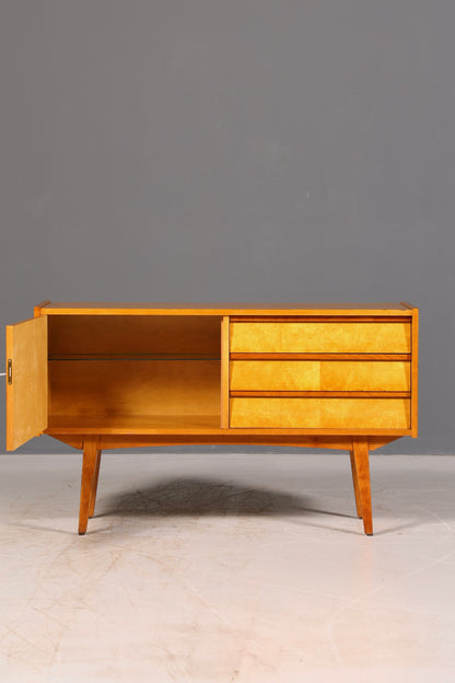 Wunderschönes Mid Century Sideboard Vintage TV Kommode 60er Schrank Anrichte Lowboard echt Holz