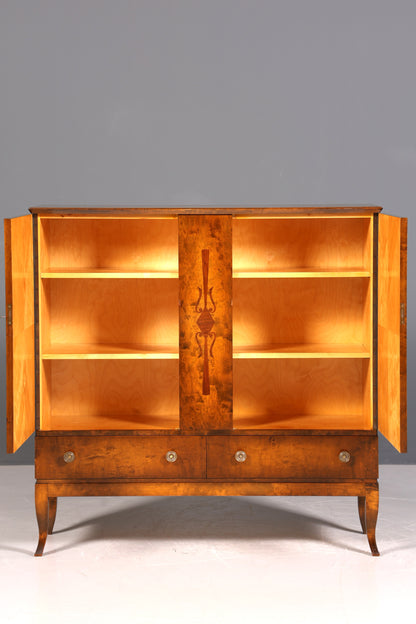 Magnifique meuble de style Chippendale, style baroque, vertiko, haut-meuble, antiquité, années 1950/60, commode