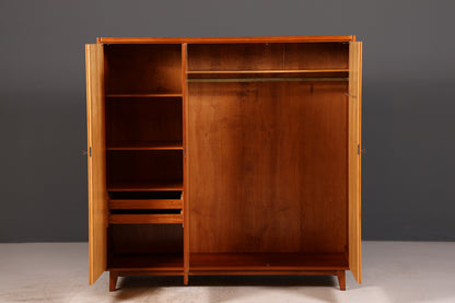 Stunning XL Mid-Century wardrobe Vintage cabinet Retro linen cupboard hallway cabinet bedroom