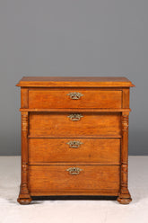 Wunderschöne Gründerzeit Kommode Louis Philippe echt Holz Eiche Schubladen Kommode Sideboard um 1880