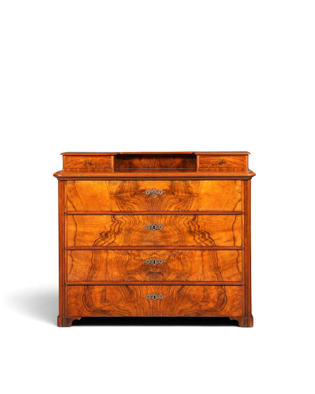 F963 Finish cm Wunderschöne Gründerzeit Kommode Louis Philippe Nussbaum Schubladen Kommode Sideboard um 1880
