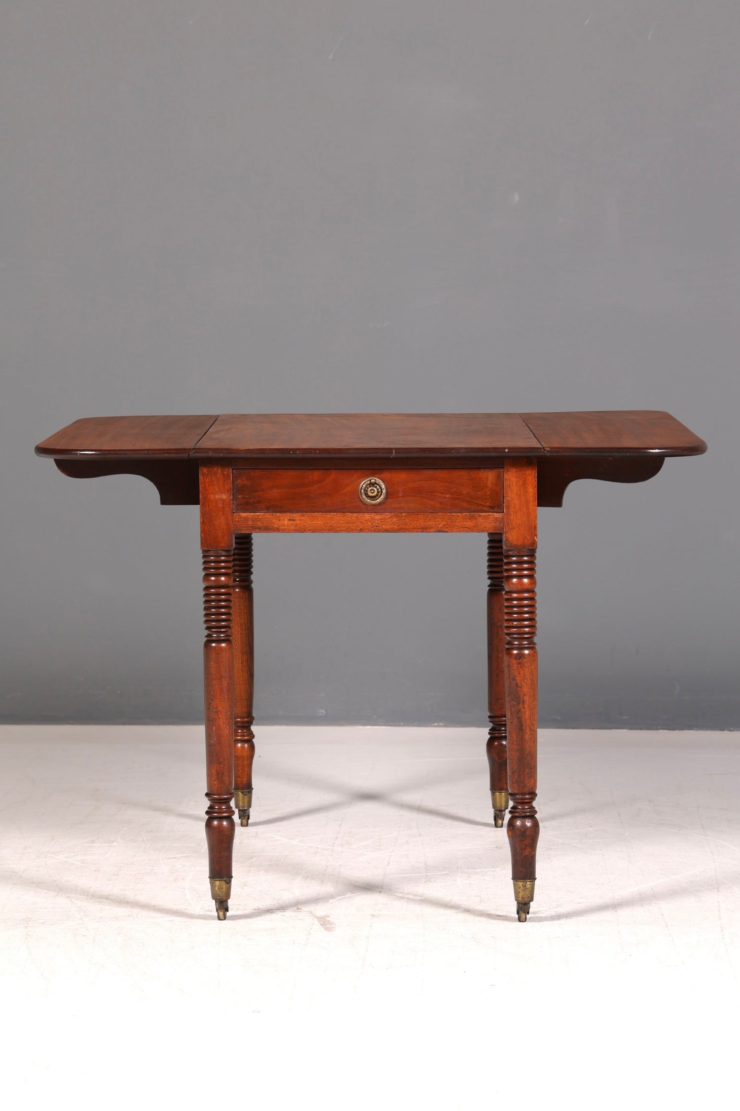 Wunderschöner Englischer Esstisch Mahagoni Klapptisch Küchentisch Regency Antik Ausklappbar Vintage