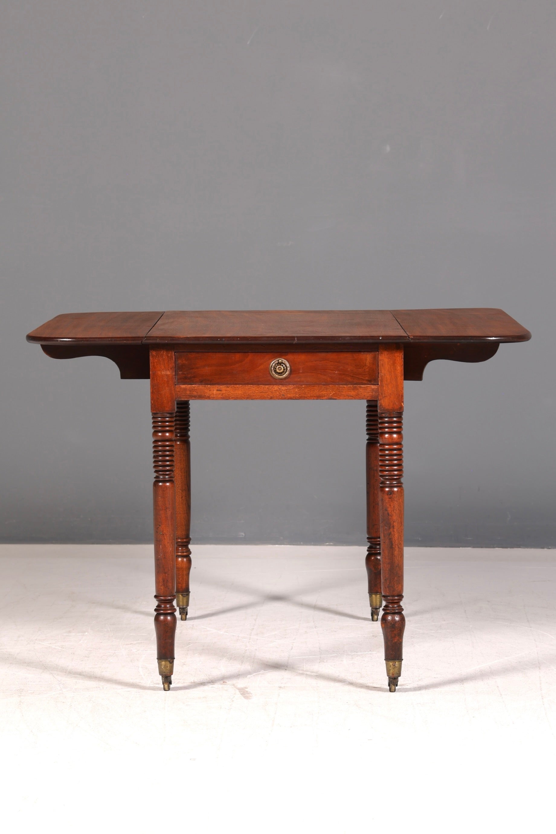 Wunderschöner Englischer Esstisch Mahagoni Klapptisch Küchentisch Regency Antik Ausklappbar Vintage