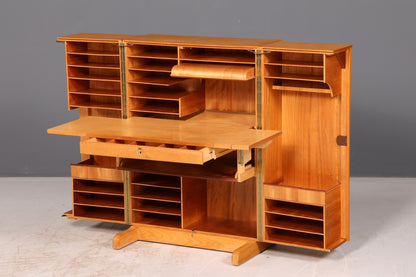 Seltener Magic Box Sekretär Mid Century Schreibkommode Büro Schrank Schweiz Designklassiker Vintage