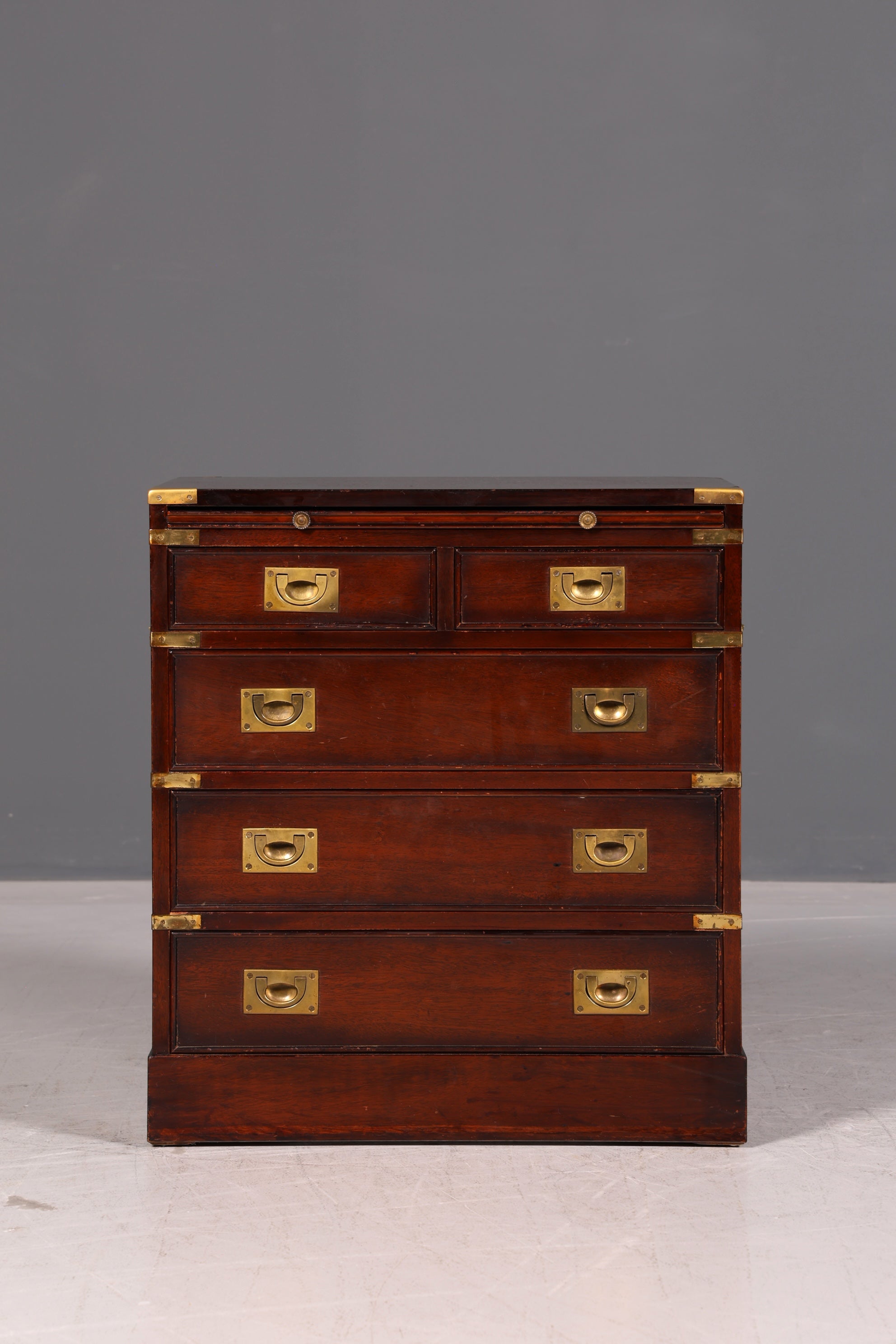 Traumhafte Maritime Kommode Englisch Military Chest Schiffskommode Antik Schrank Beistellschrank Kolonialstil