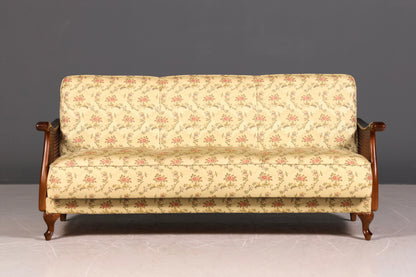G282 Finish Wunderschönes Chippendale Sofa Antik Barock Stil Wiener Geflecht Couch 3-Sitzer Canapé (Kopie)